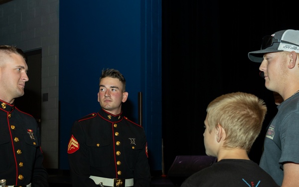 Band San Diego Brass Band performs at Crismon High School