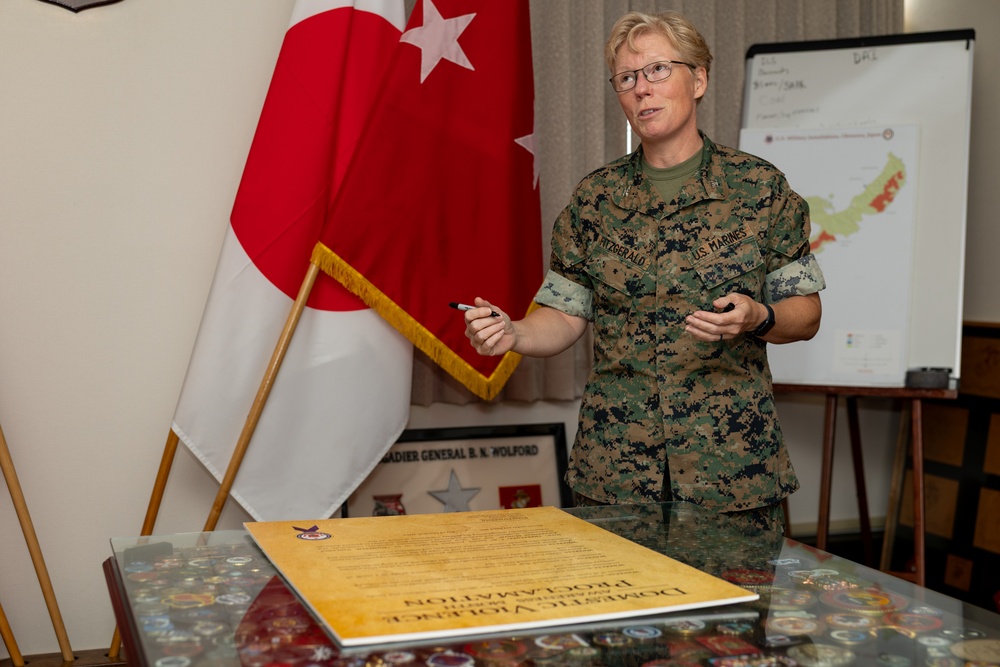 Col Fitzgerald signs Domestic Violence Prevention Proclamation