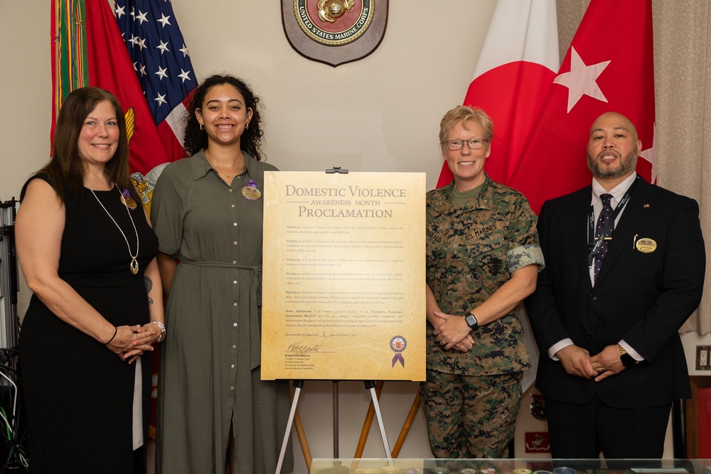 Col Fitzgerald signs Domestic Violence Prevention Proclamation