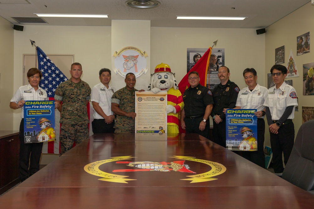 Col Walker signs Fire Prevention Proclamation