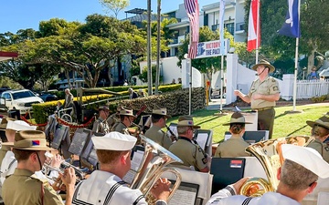 U.S. 7th Fleet Band in Brisbane