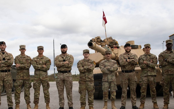 6-9 Cav Conducts Promotion Ceremony with the British Royal Tank Regiment