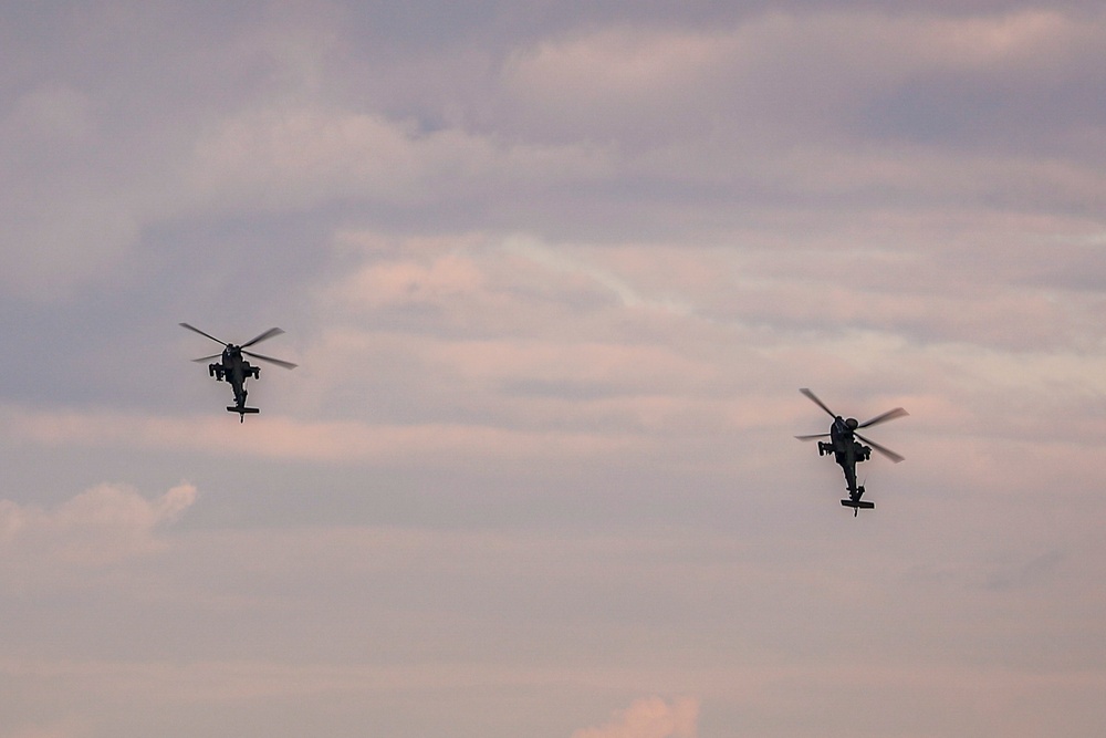 1-3 Attack Battalion Conducts Aerial Gunnery