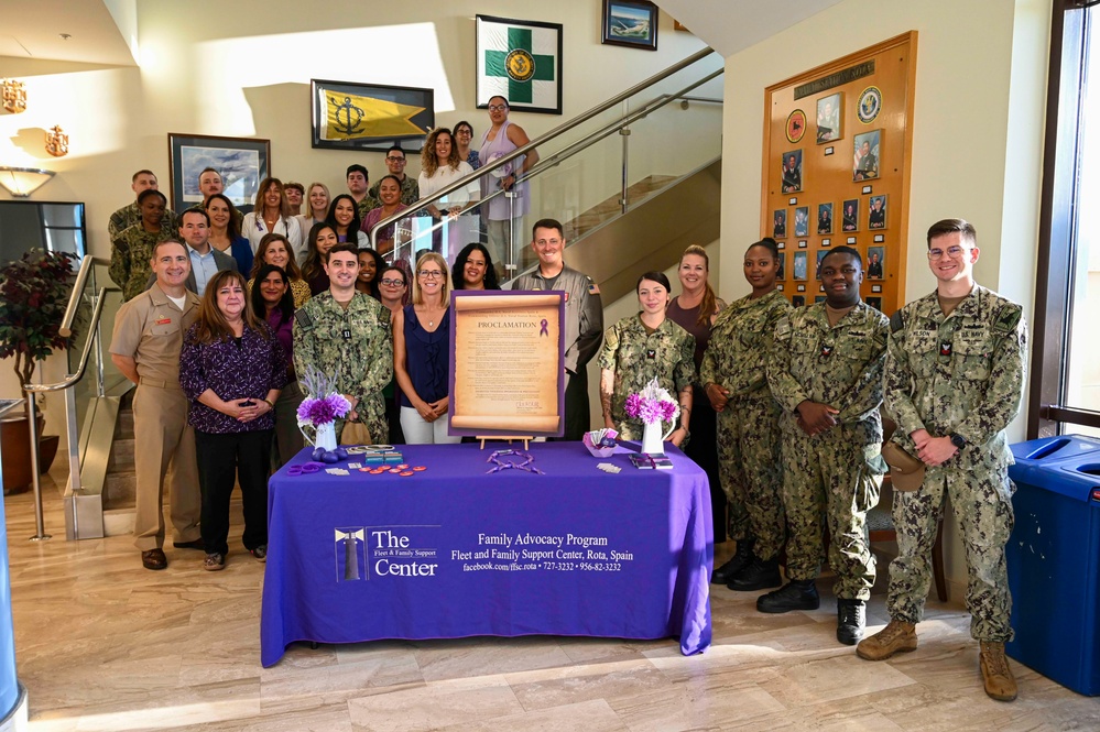 NAVSTA Rota Recognizes Domestic Violence Awareness Month