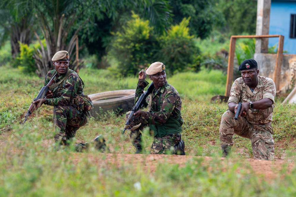 91st Civil Affairs Battalion Concludes Joint Combined Exchange Training with Sierra Leone Special Forces
