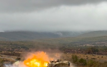 1st ABCT, 1st Infantry Division, M1A2 Abrams Conduct Table VI Gunnery at Novo Selo Training Area
