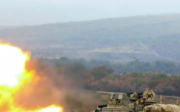 1st ABCT, 1st Infantry Division, M1A2 Abrams Conduct Table V Gunnery in Bulgaria