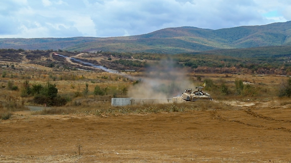 1st ABCT, 1st Infantry Division, M1A2 Abrams Conducts Table V Gunnery in Bulgaria