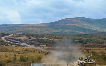 1st ABCT, 1st Infantry Division, M1A2 Abrams Conducts Table V Gunnery in Bulgaria