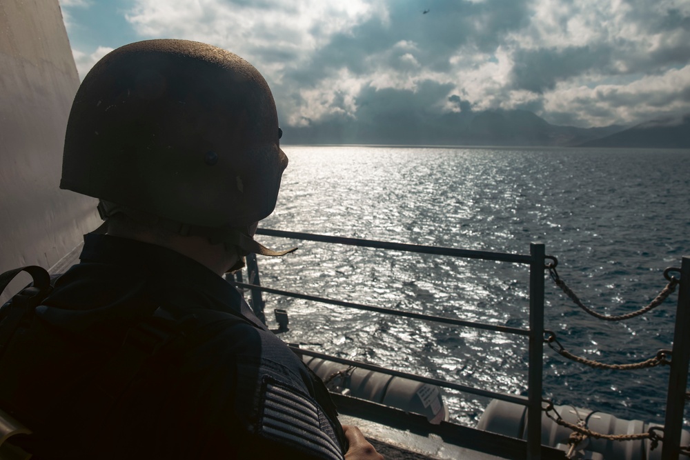 USS Winston S. Churchill Transits The Strait of Gibraltar