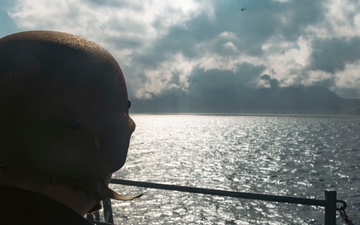 USS Winston S. Churchill Transits The Strait of Gibraltar