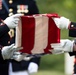 Military Funeral Honors are Conducted for U.S. Marine Corps Capt. Frederick Smith in Section 34