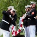 Military Funeral Honors are Conducted for U.S. Marine Corps Capt. Frederick Smith in Section 34