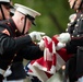 Military Funeral Honors are Conducted for U.S. Marine Corps Capt. Frederick Smith in Section 34