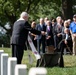 Military Funeral Honors are Conducted for U.S. Marine Corps Capt. Frederick Smith in Section 34