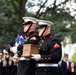 Military Funeral Honors are Conducted for U.S. Marine Corps Capt. Frederick Smith in Section 34