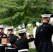 Military Funeral Honors are Conducted for U.S. Marine Corps Capt. Frederick Smith in Section 34