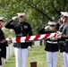 Military Funeral Honors are Conducted for U.S. Marine Corps Capt. Frederick Smith in Section 34