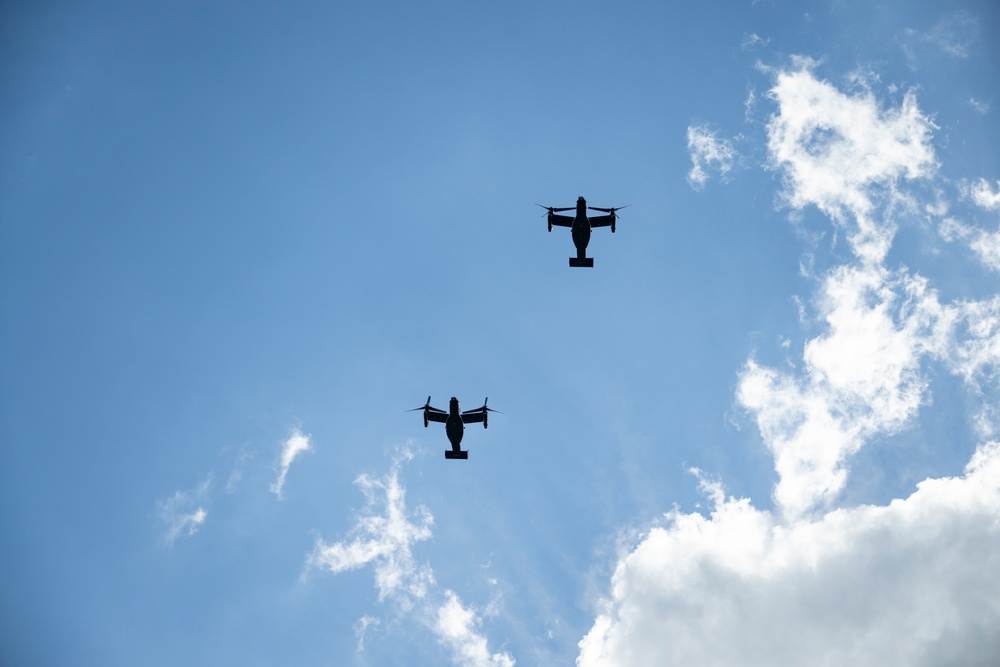 Military Funeral Honors are Conducted for U.S. Marine Corps Capt. Frederick Smith in Section 34