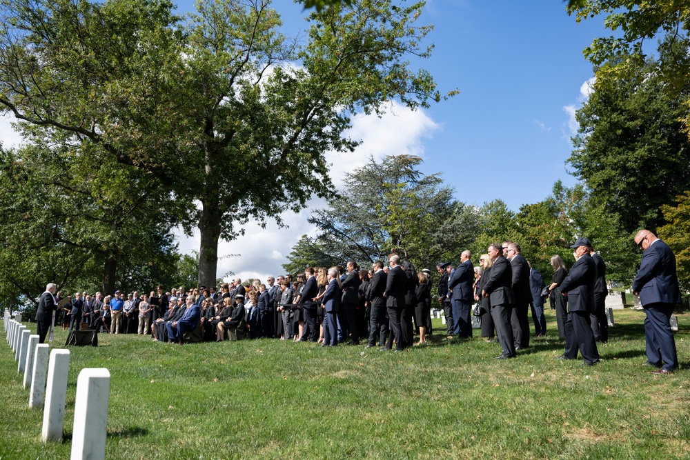 Military Funeral Honors are Conducted for U.S. Marine Corps Capt. Frederick Smith in Section 34
