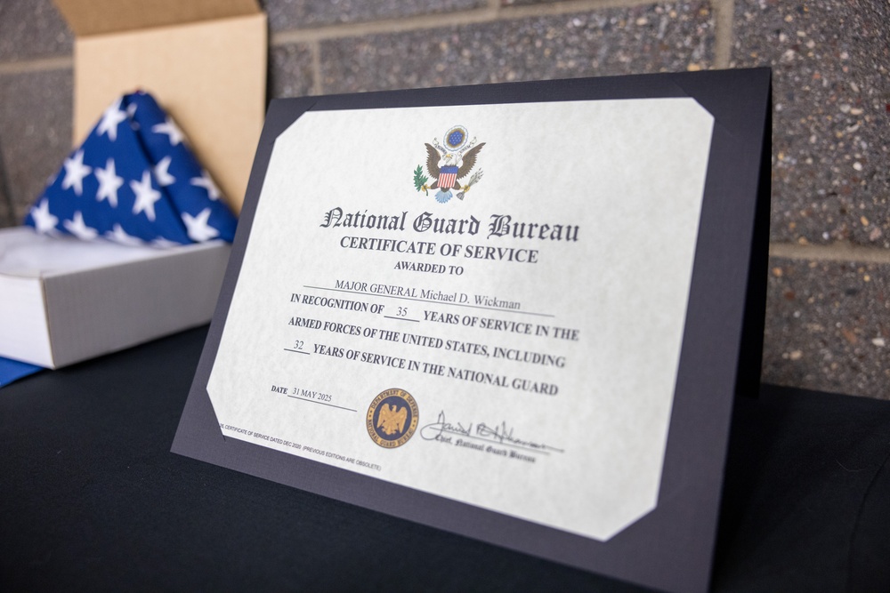 Maj. Gen. Michael Wickman Retires