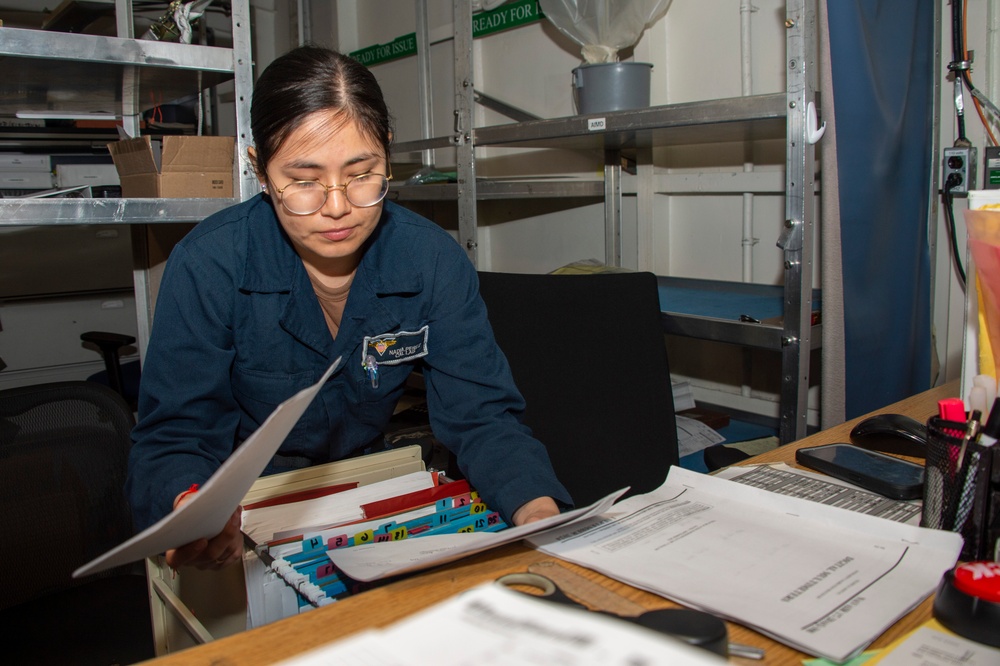 USS Carl Vinson conducts routine operations