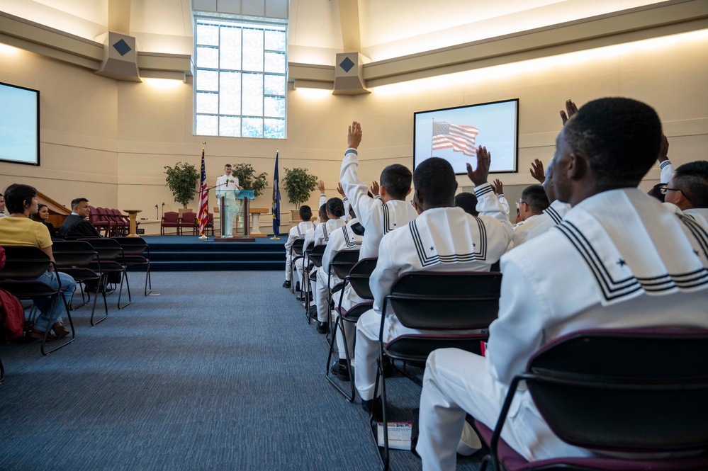 Recruit Training Command Naturalization Ceremony