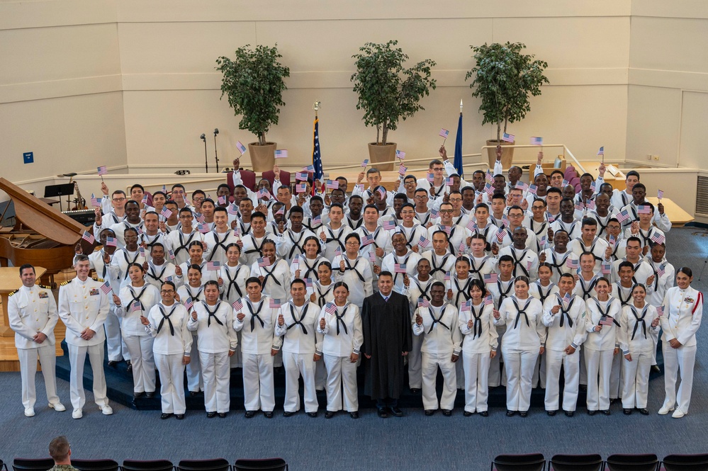 Recruit Training Command Naturalization Ceremony