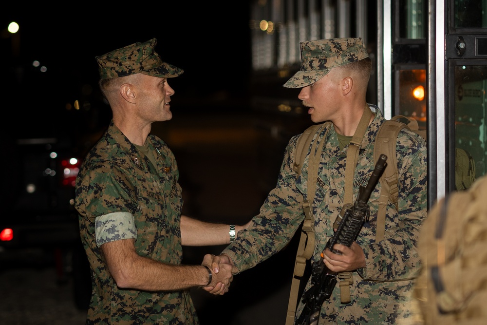 10th Marine Regiment Joint Task Force Southern Guard Homecoming