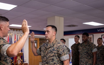 6th Marine Corps District GySgt. Fico Promotion