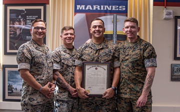 6th Marine Corps District GySgt. Fico Promotion