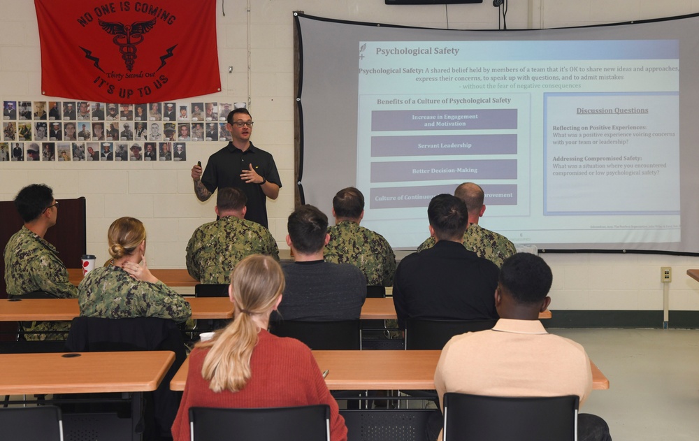 Sailors hold professional military education workshop