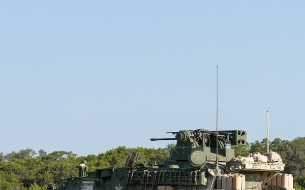 6-56 ADAR Troopers test new SGT STOUT vehicles in gunnery