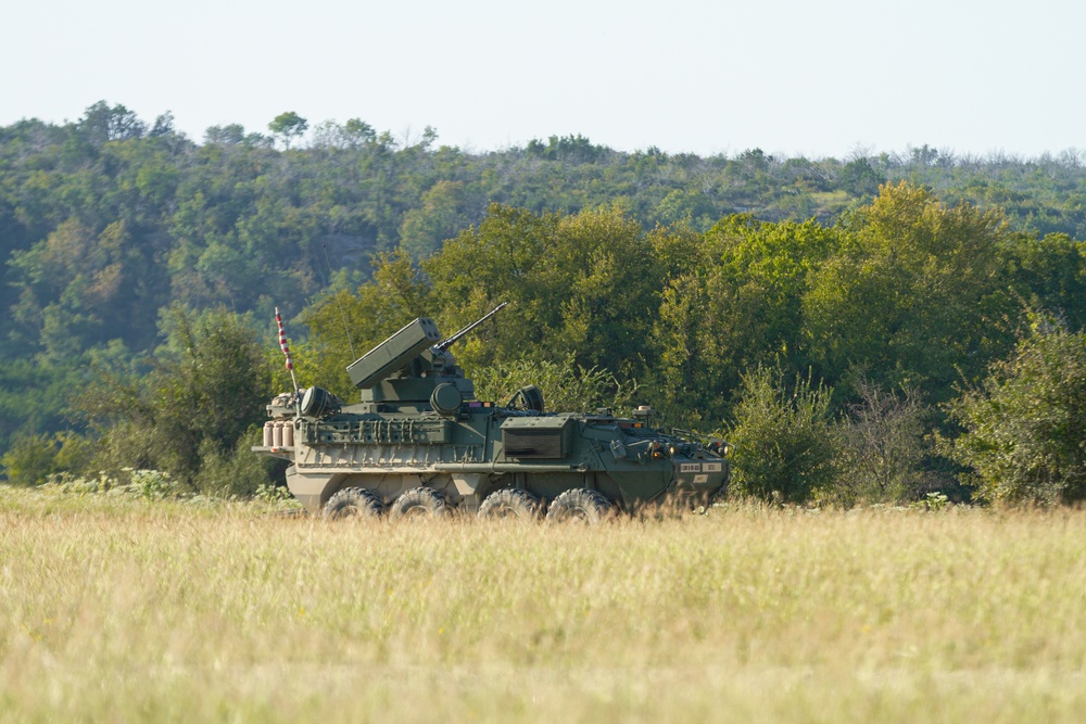 6-56 ADAR Troopers test new SGT STOUT vehicles in gunnery