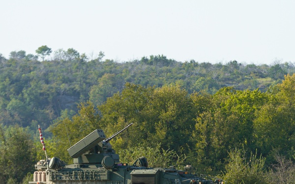6-56 ADAR Troopers test new SGT STOUT vehicles in gunnery