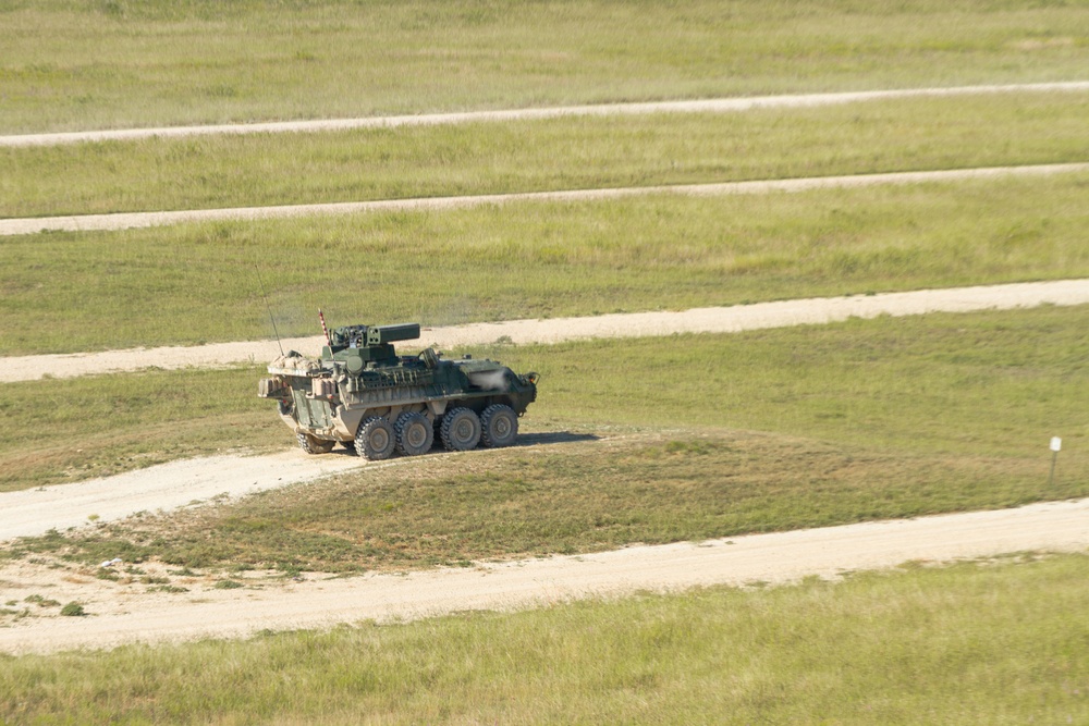 6-56 ADAR Troopers test new SGT STOUT vehicles in gunnery