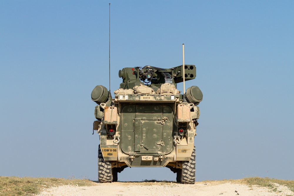 6-56 ADAR Troopers test new SGT STOUT vehicles in gunnery