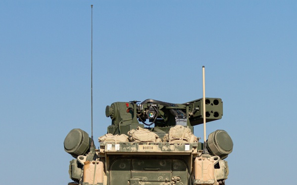 6-56 ADAR Troopers test new SGT STOUT vehicles in gunnery