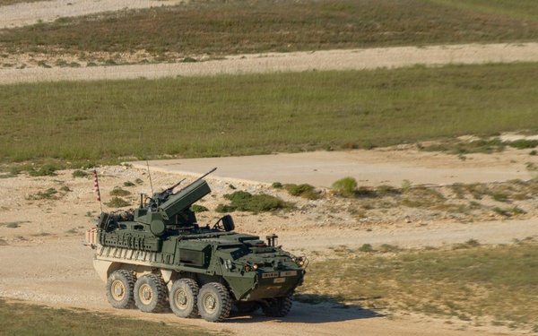 6-56 ADAR Troopers test new SGT STOUT vehicles in gunnery