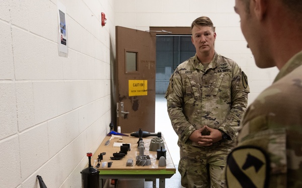 Troopers showcase 3D-printed equipment from 1st Cavalry lab