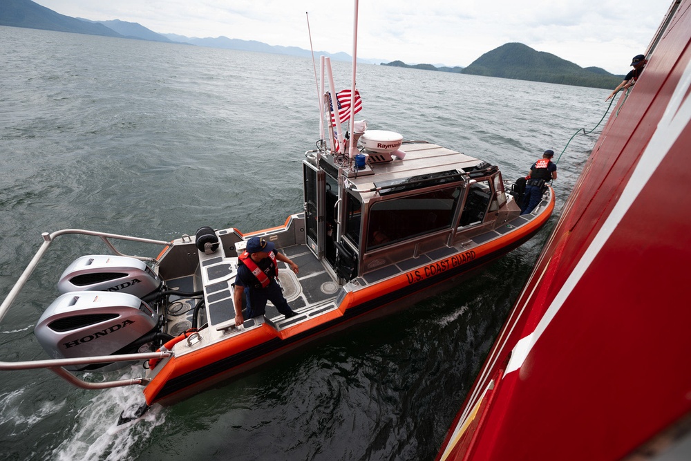 U.S. Coast Guard Cutter Storis conducts operations in Alaska