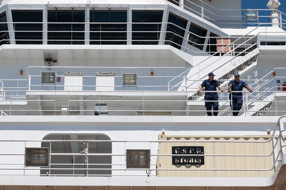 U.S. Coast Guard Cutter Storis departs Seattle