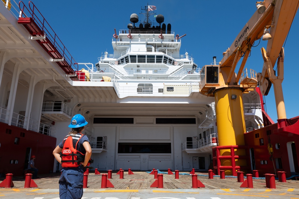 U.S. Coast Guard Cutter Storis departs Seattle