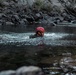U.S. service members and German soldiers conduct stream crossing exercises during