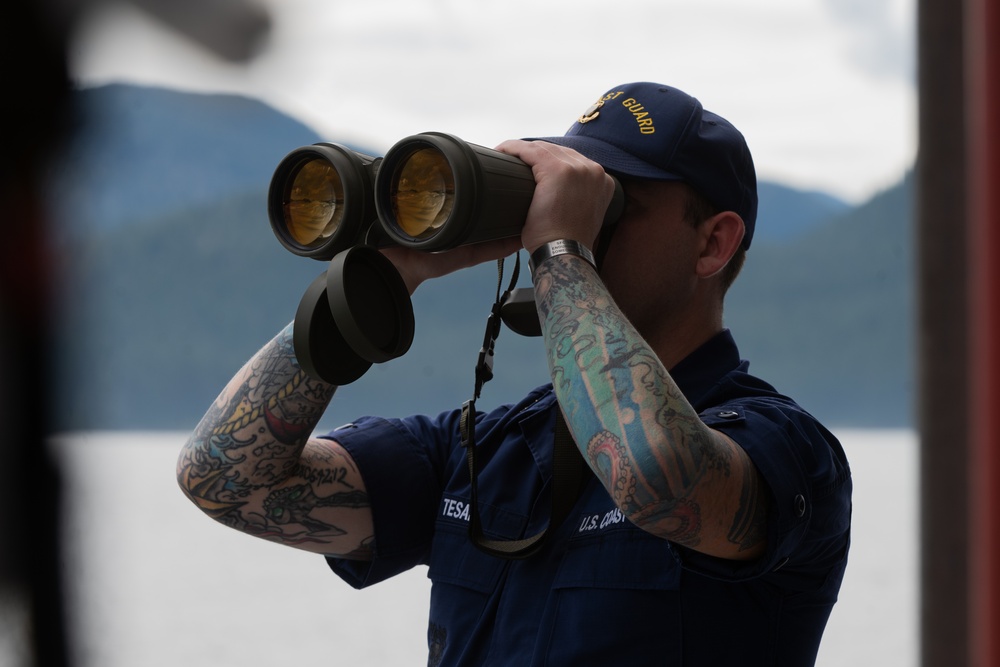 U.S. Coast Guard Cutter Storis conducts operations in Alaska