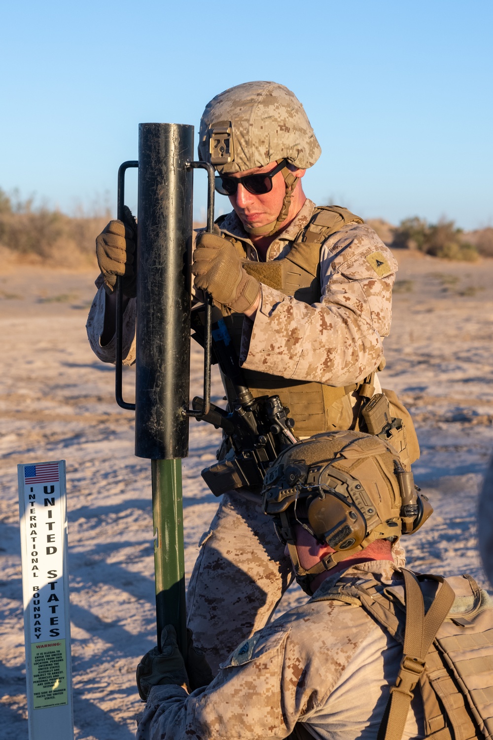 Combat Logistics Battalion 15 marks more territory for National Defense Area in Arizona