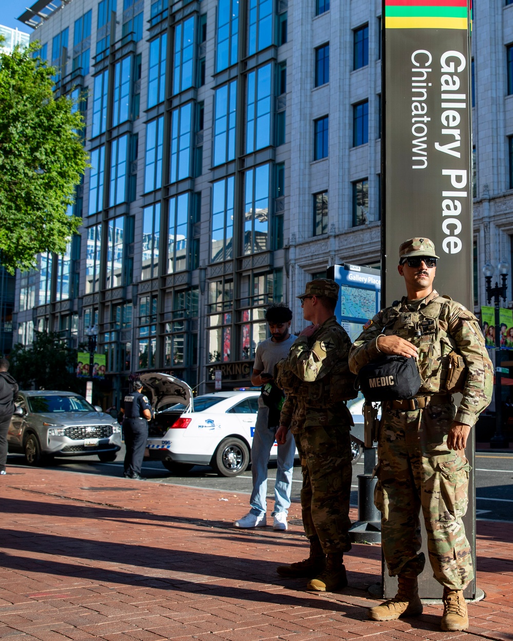 South Carolina and Georgia National Guard Soldiers Assist MPDC
