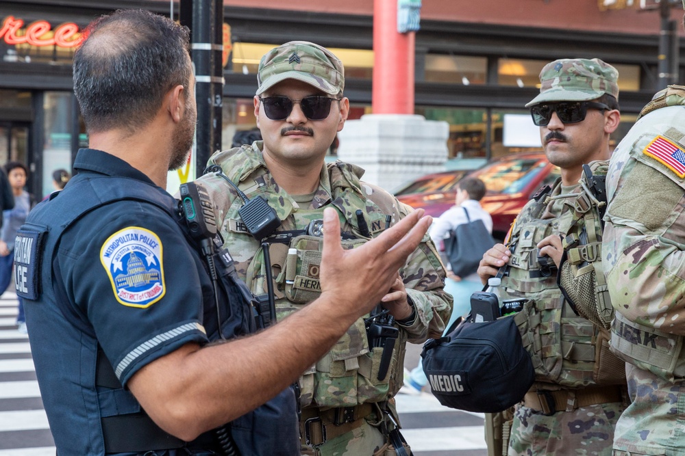 South Carolina and Georgia National Guard Soldiers Assist MPDC