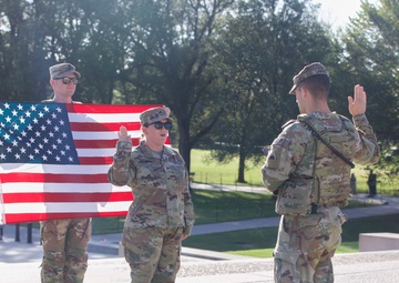Sgt. Haylee Turner's Reenlistment Ceremony