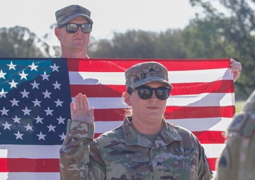 Sgt. Haylee Turner's Reenlistment Ceremony